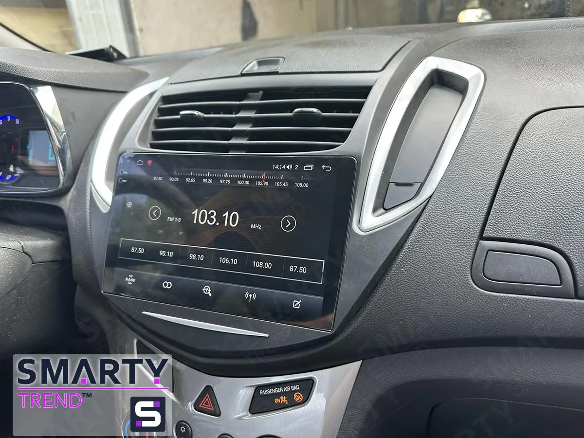 Example of installed SMARTY Trend Entertainment Chevrolet Trax 2014